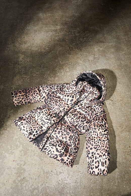 Haute L'Amitié - Climb Animal Puffer Jacket HL10713 - Animal Print Jakker 