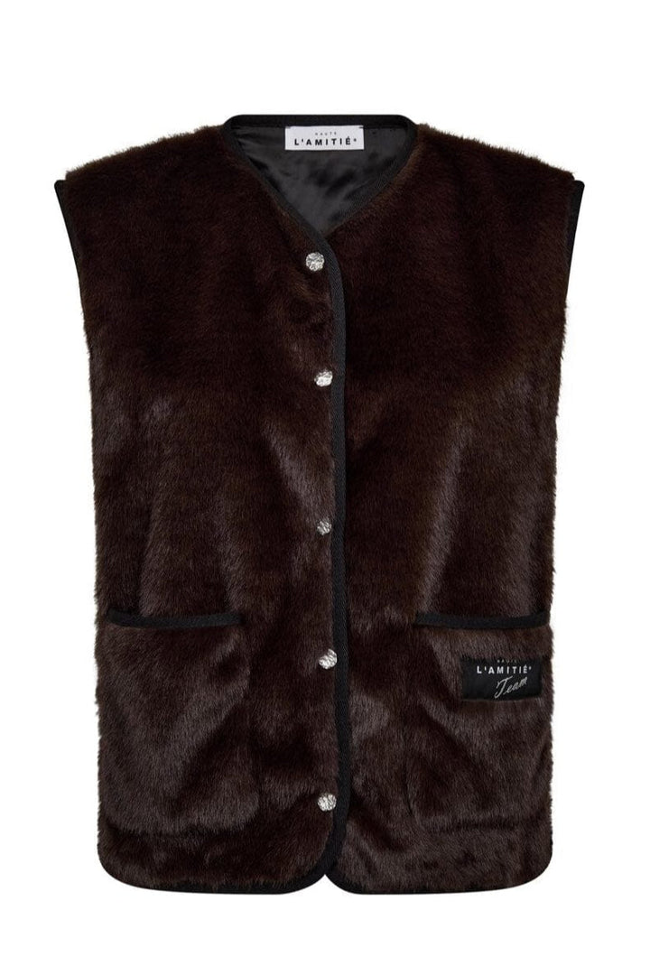 Haute L'Amitié - Fur Tech Vest HL10254 - Mocca