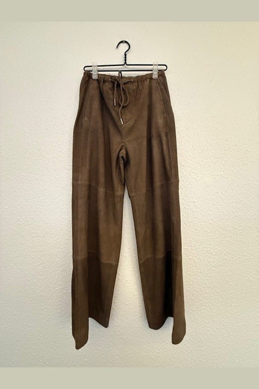 Haute L'Amitié - Goto Suede Tie Pant HL10780 - Walnut