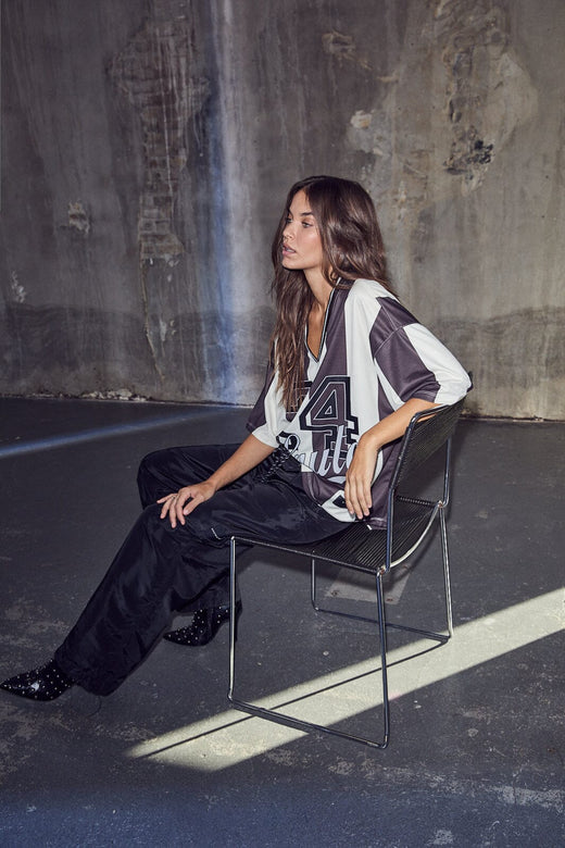 Haute L'Amitié - Haute 24 Stripe Blouse HL10419 - Mocca/ Pearl Bluser 