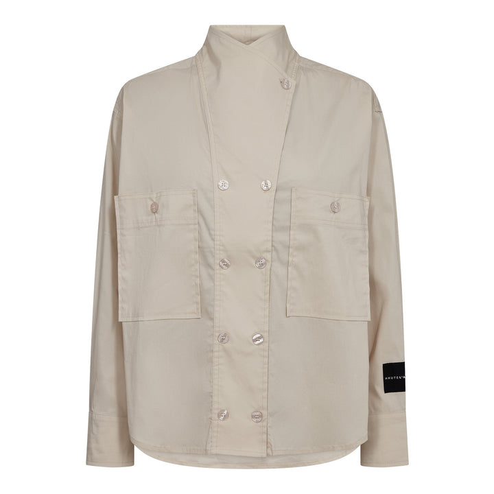 Haute L'Amitié - High Collar Shirt HL10840 - Vanilla Skjorter 