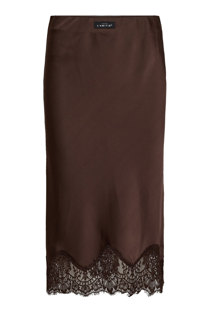 Haute L'Amitié - Naomi Lingerie Pencil Skirt HL10561 - Mocca Nederdele 