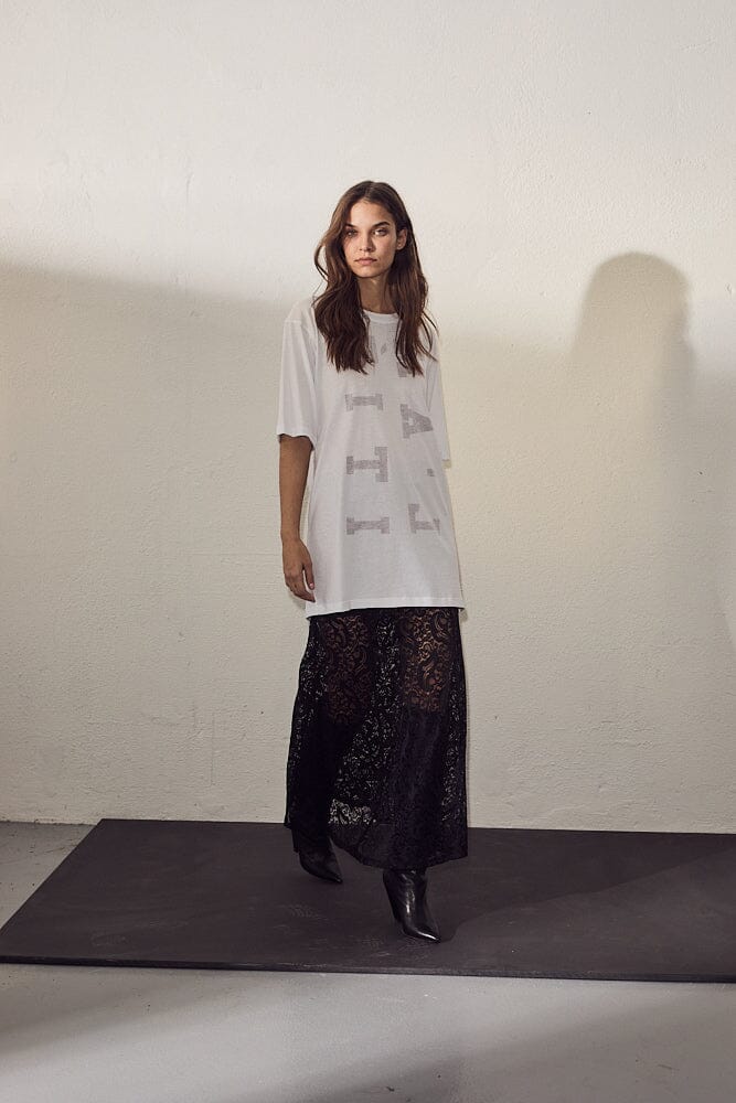 Haute L'Amitié - New Lace Skirt HL10198 - Black Nederdele 