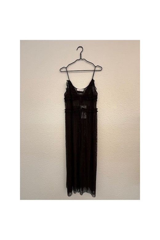 Haute L'Amitié - New Lace Tie Dress HL10599 - Mocca