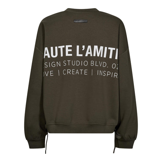 Haute L'Amitié - New Studio Tie Sweat Hl10714 - Army Sweatshirts 