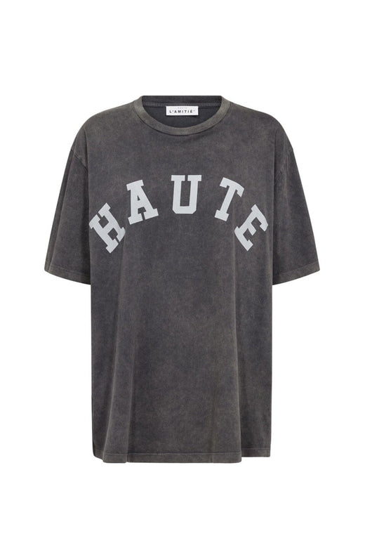 Haute L'Amitié - Noma Acid Curve Logo Tee HL10509 - Black Acid Wash