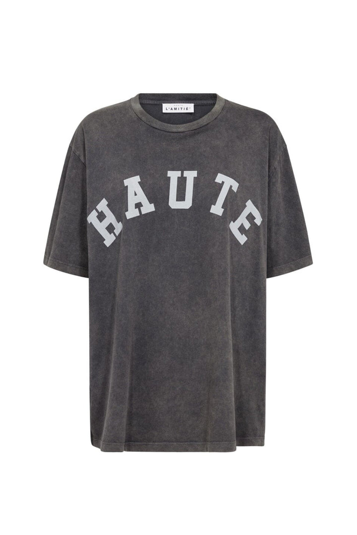 Haute L'Amitié - Noma Acid Curve Logo Tee HL10509 - Black Acid Wash