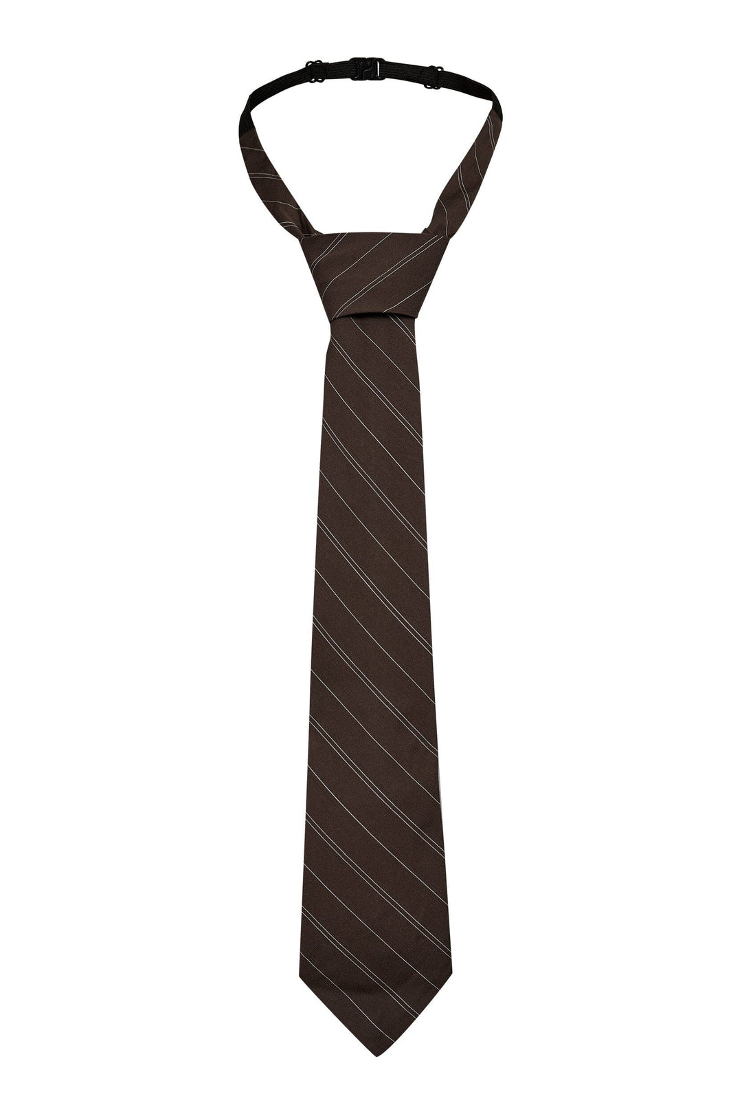 Haute L'Amitié - Pin Stripe Tie HL10877 - Mocca Accessories 