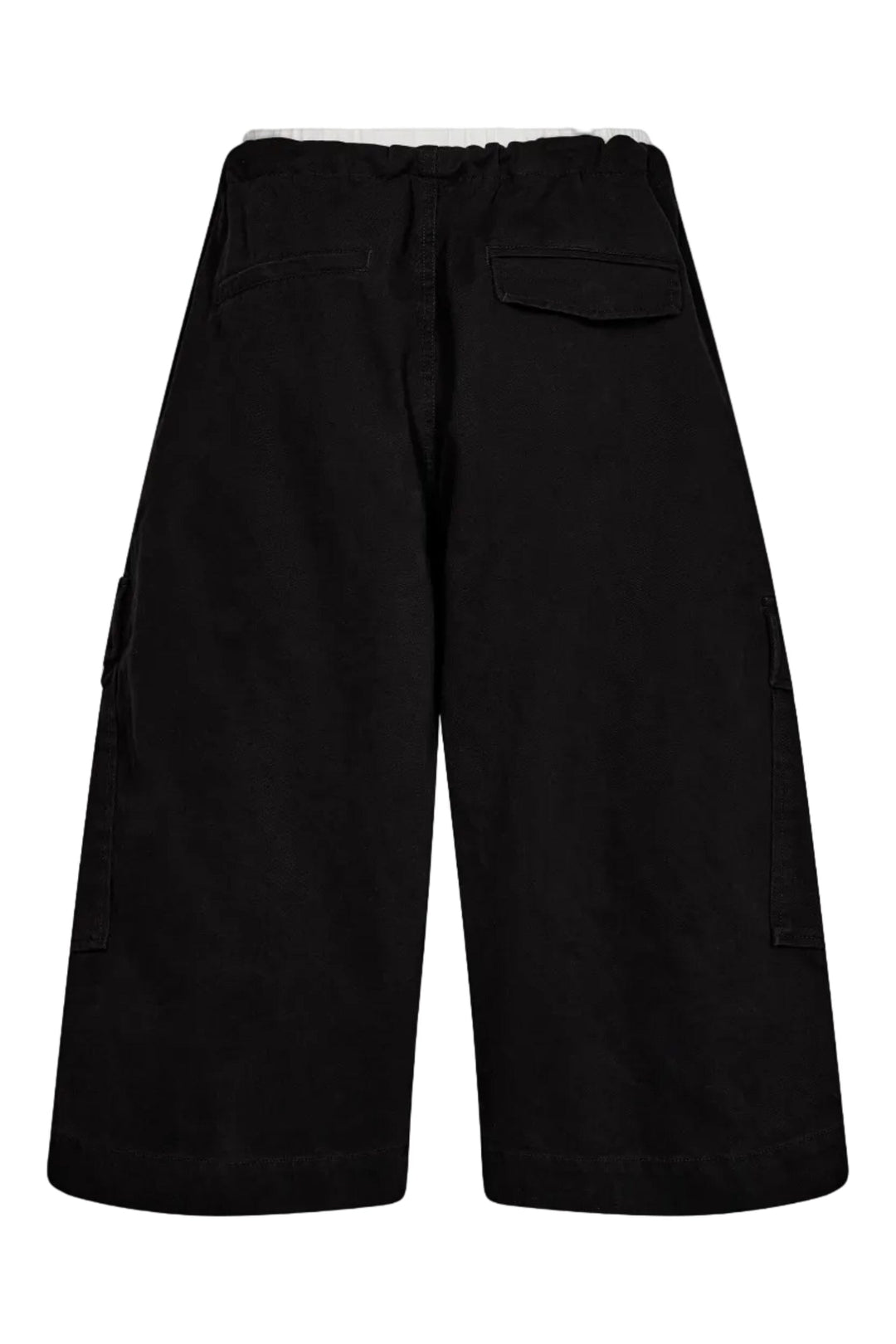 Haute L'Amitié - Pull On Cargo Bermudas Hl11005 - Black Shorts 