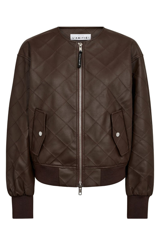 Haute L'Amitié - Quilt Pu Bomber HL10262 - Mocca Jakker 