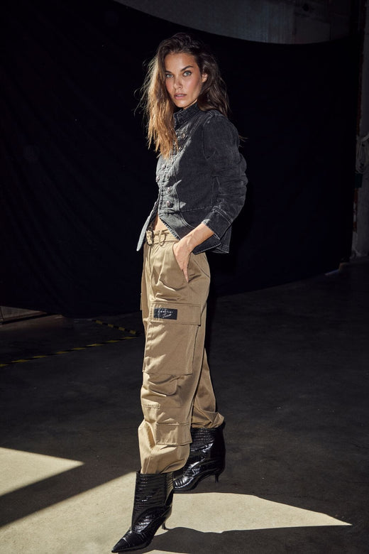 Haute L'Amitié - Rabi Cargo Pocket Tall Pant Hl10738 - Walnut Bukser 