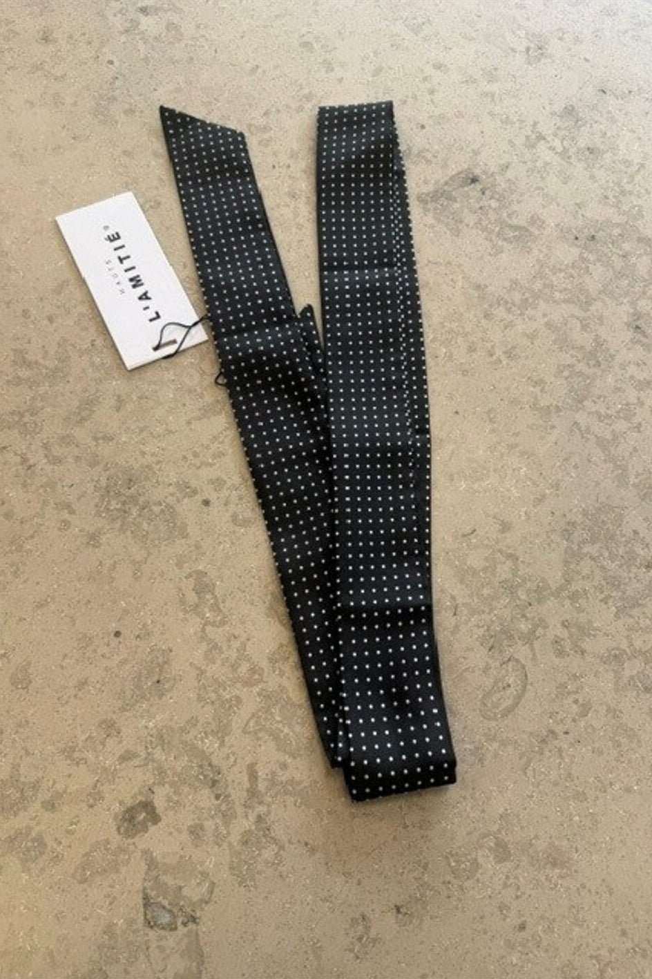 Haute L'Amitié - Rhomb Tie Scarf HL10913 - Black