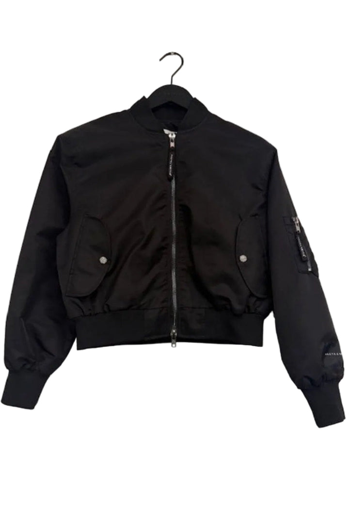 Haute L'Amitié - Sally Crop Bomber HL10659 - Black