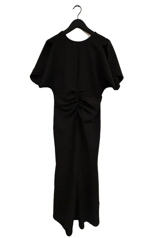 Haute L'Amitié - Satari Long Gather Dress HL10630 - Black