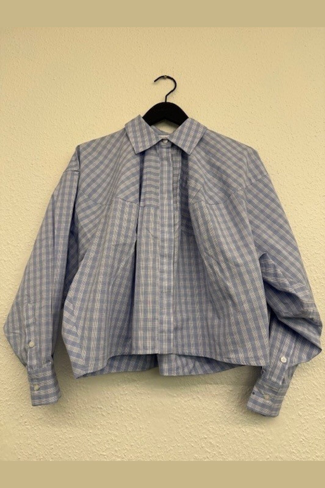 Haute L'Amitié - Sophie Check Shirt HL10746 - Pale Blue
