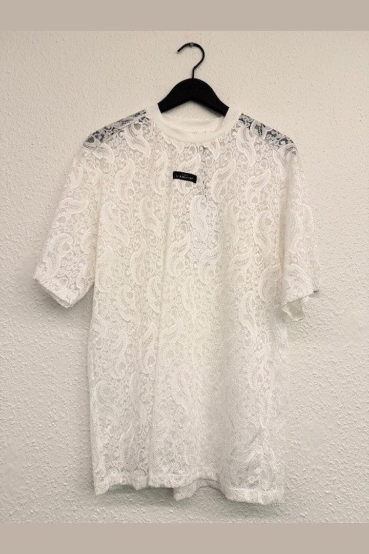 Haute L'Amitié - Summer Lace Loose Tee HL10725 - White
