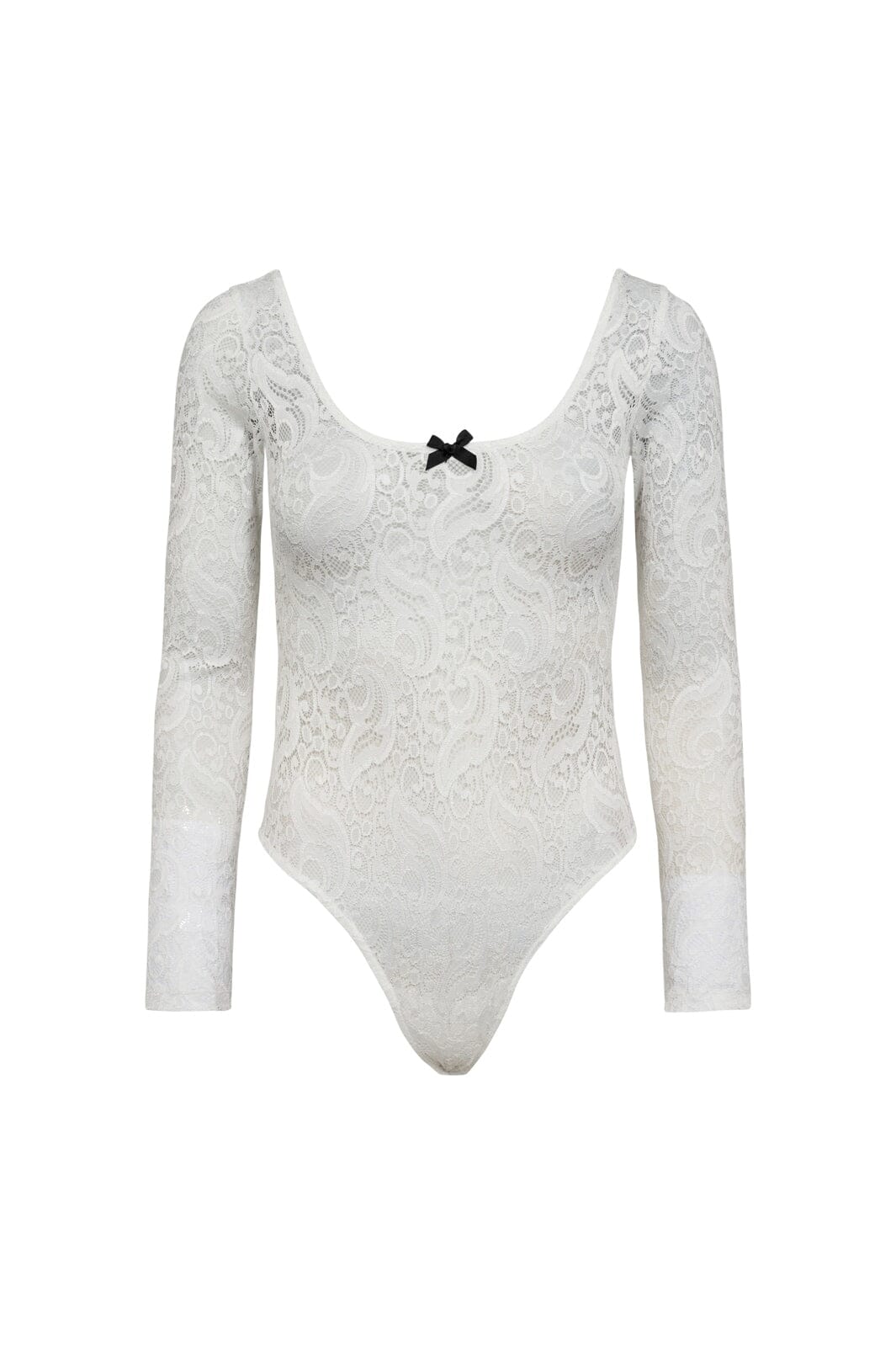 Haute L'Amitié - Summer Lace Ls Body HL10107 - White