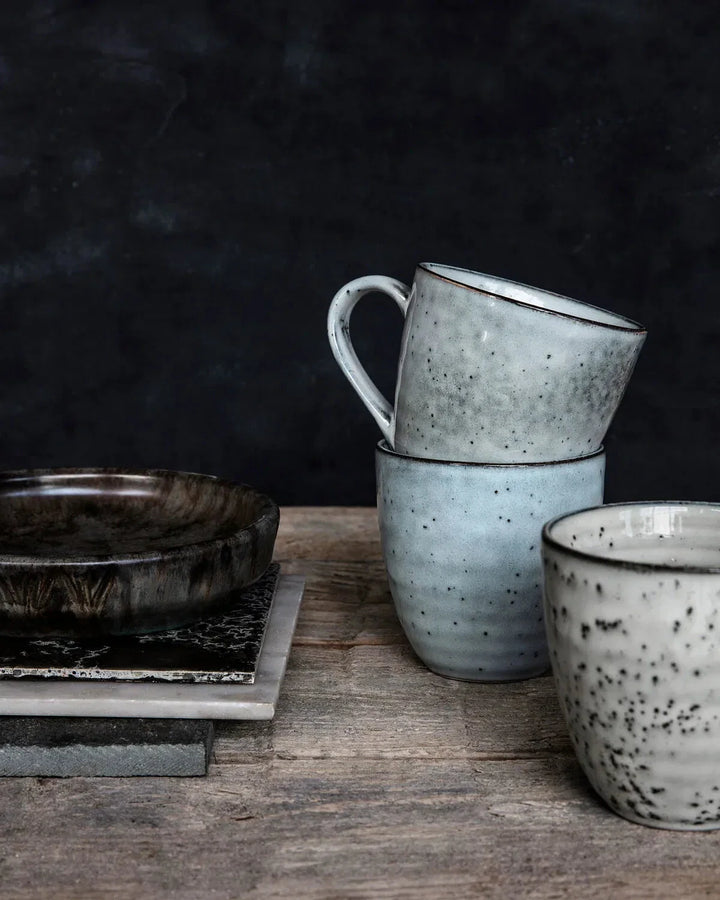 House Doctor - Krus, Hdrustic, Grå, Blå - 206260820 Krus 