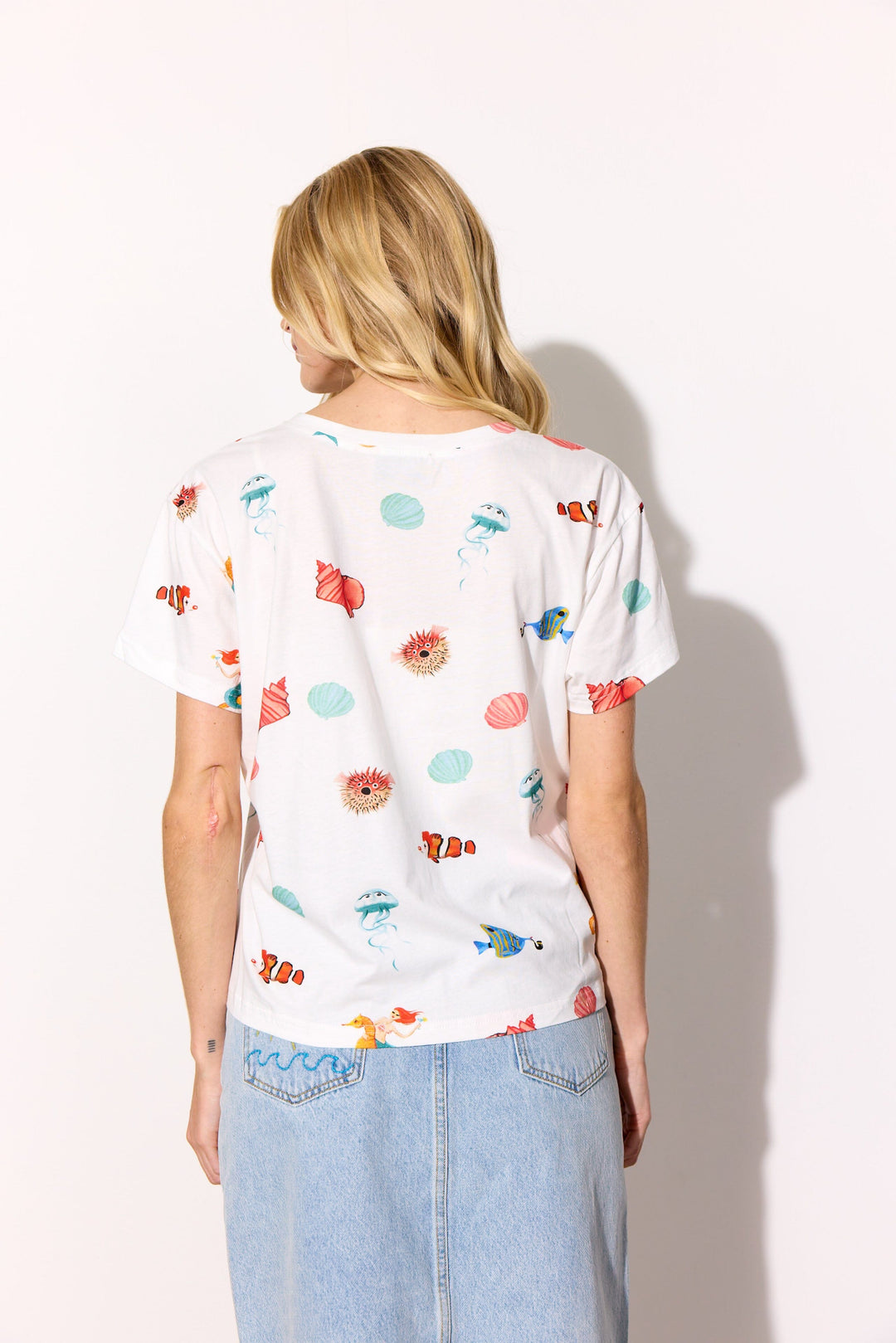 Hunkøn - Azura T-Shirt 26012 - White Ocean T-shirts 