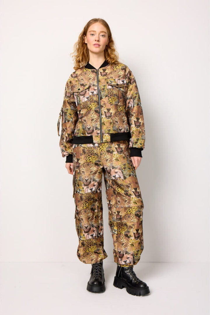 Hunkøn - Carol Cargo Pants - Tiger Printed Bukser 