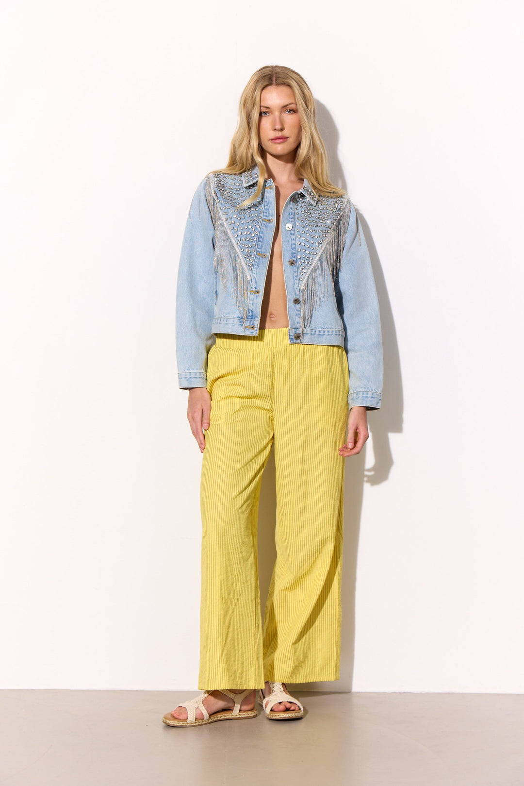 Hunkøn - Priya Gem Jacket 26090 - Light Denim Jakker 