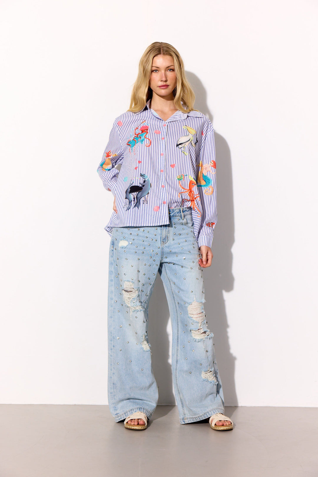 Hunkøn - Priya Gem Jeans 26092 - Light Denim Bukser 