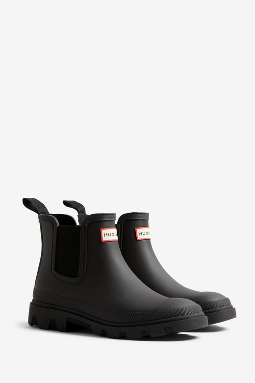 Hunter - Downpour Chelsea Hfru0005261blk - Black Gummistøvler 