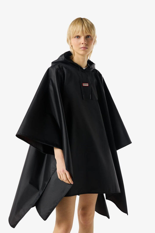Hunter - Hunter Packable Poncho Haru0007261hb - 001-black Regnjakker 