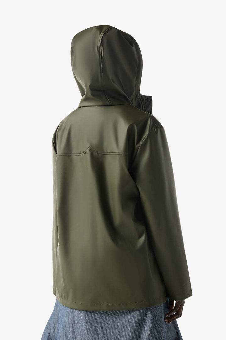 Hunter - Izzy Pu Hooded Jacket Haru0012251km - Kambaba Regnjakker 