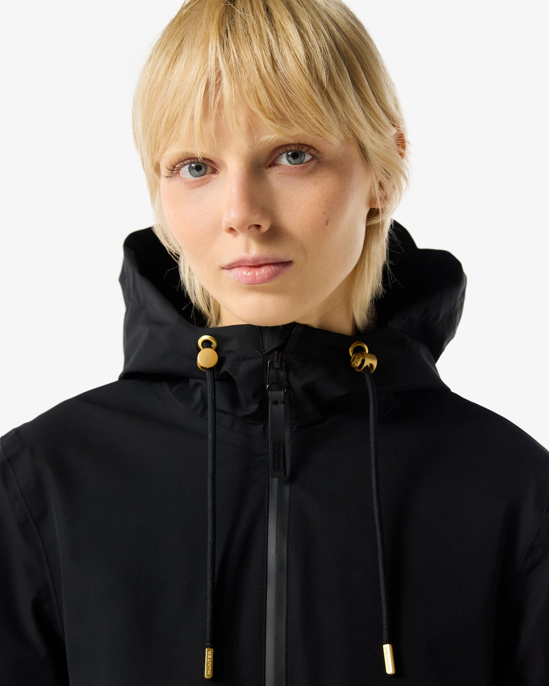 Hunter - Original Lightweight Waterproof Jacket Harw0004261hb - Black Regnjakker 
