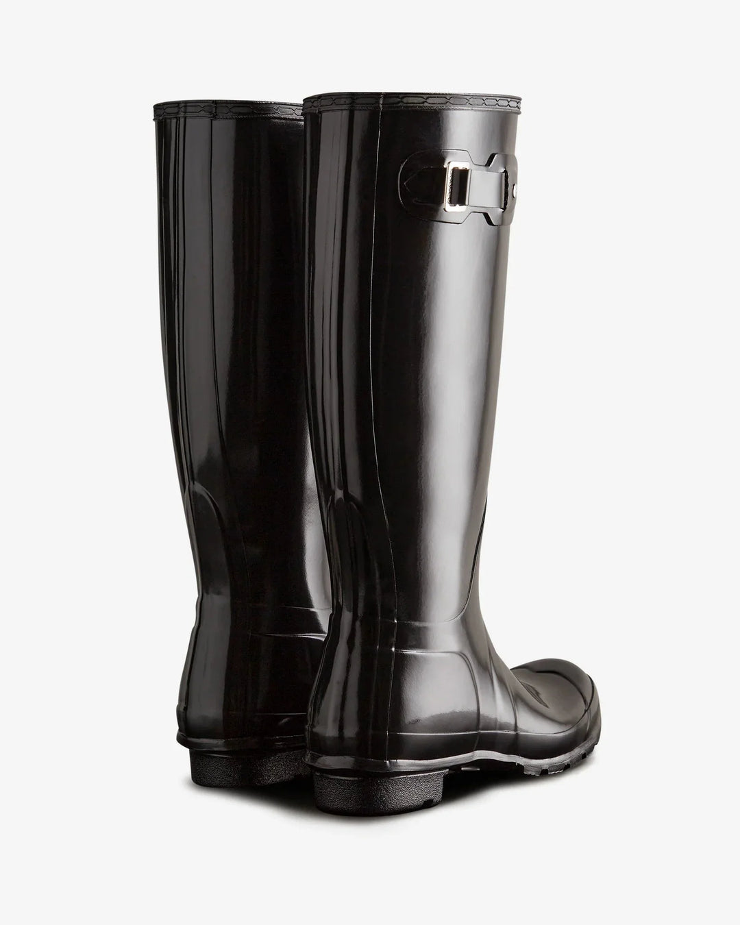 Hunter - Womens Original Tall Gloss Boot Wft1000rglblk - Black Gummistøvler 