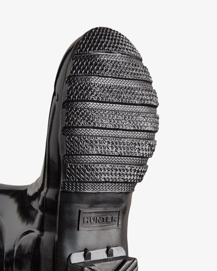 Hunter - Womens Original Tall Gloss Boot Wft1000rglblk - Black Gummistøvler 
