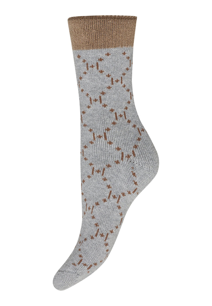 Hype The Detail - Cosy Socks Logo 37345-75 - 9003 - Grå Strømper 