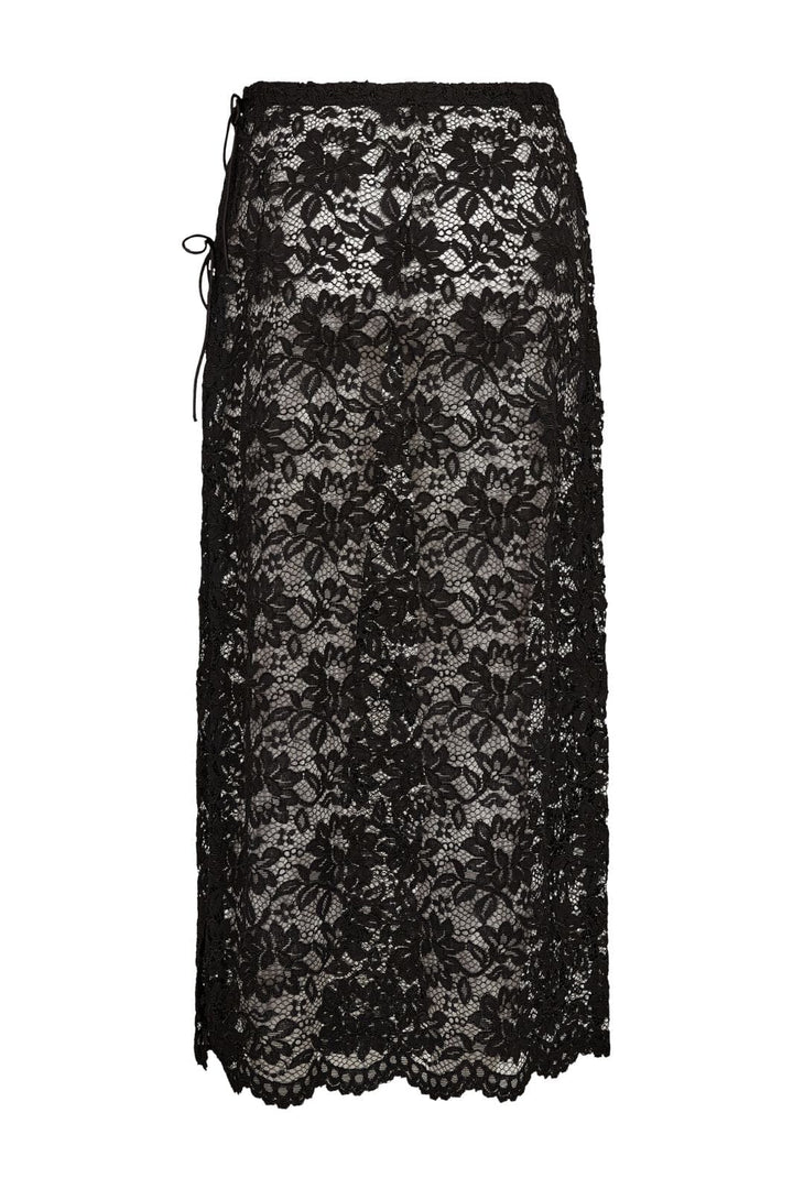 Hype The Detail - Lace Skirt 380-97 - 9 - Black Nederdele 