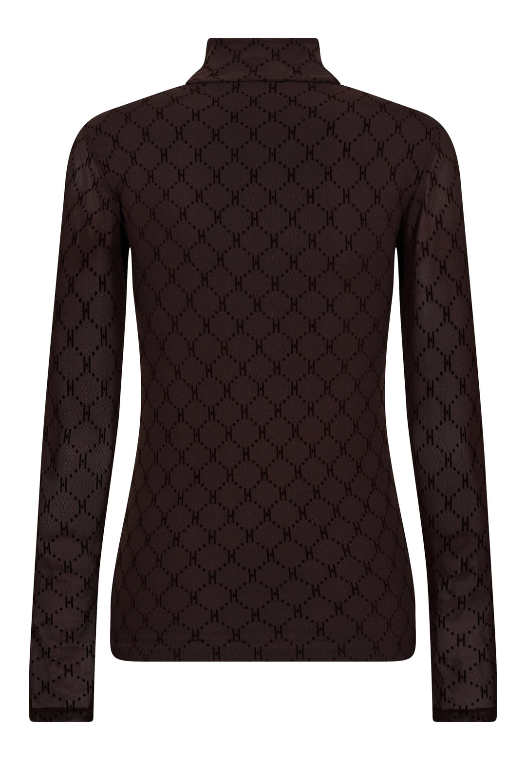 Hype The Detail - Mesh High Neck 300-15 - 10 - Brun Toppe 