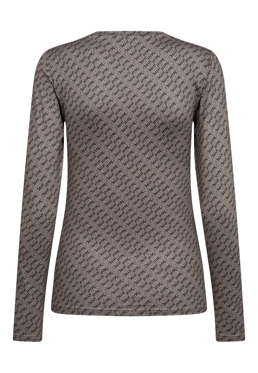 Hype The Detail - Printed Blouse - 39 Beige Bluser 