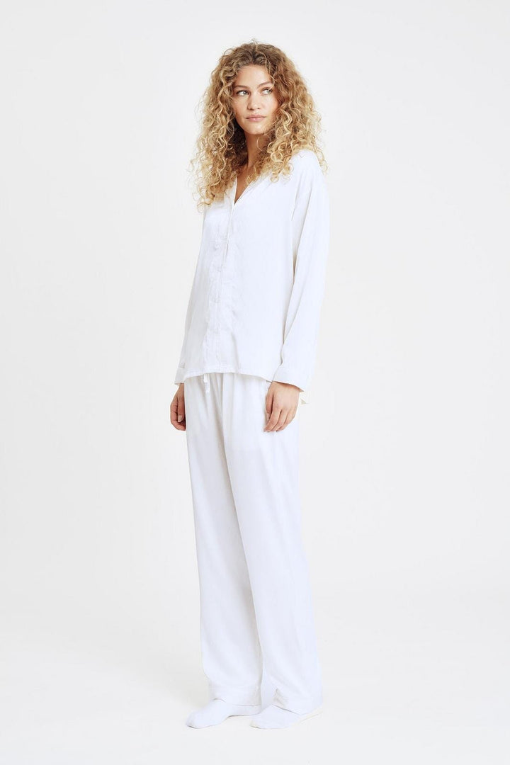 Hype The Detail - Satin Pyjamas 800-43 - 80 - Ivory Nattøj 