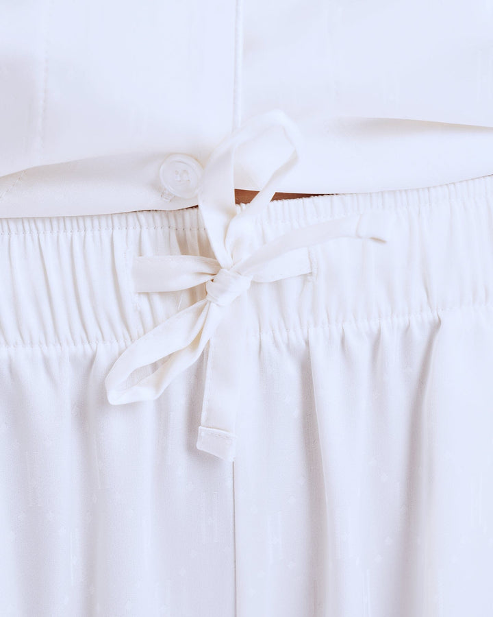 Hype The Detail - Satin Pyjamas 800-43 - 80 - Ivory Nattøj 