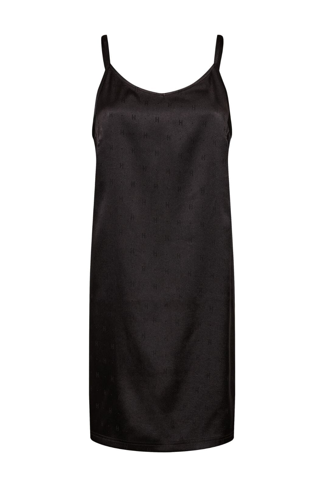 Hype The Detail - Slip Dress W/Log 240-98 - 9 - Black Kjoler 