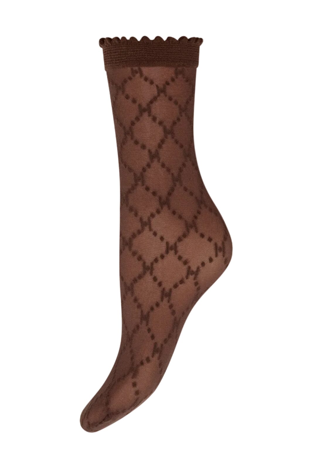 Hype The Detail - Socks Logo 25Den 21113-7501 - 4552 - Brun Strømper 