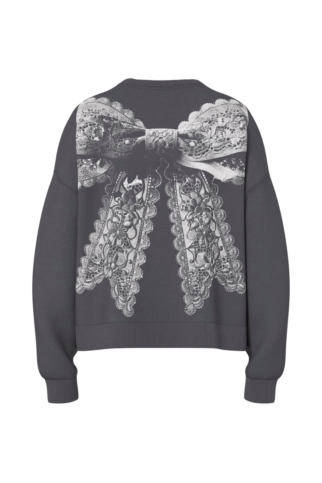 Hypedrop - Hdyumi Cropped Ls Sweat 32000475 - 5130377 - Iron Gate