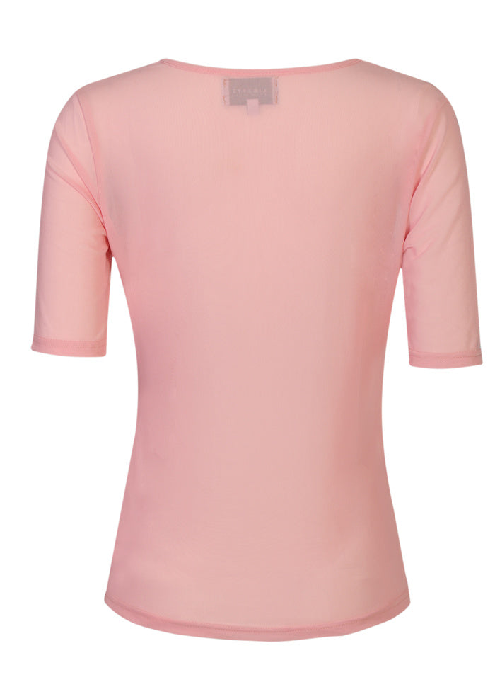 Liberte - Mesh Ss Tshirt 22064 - Rose