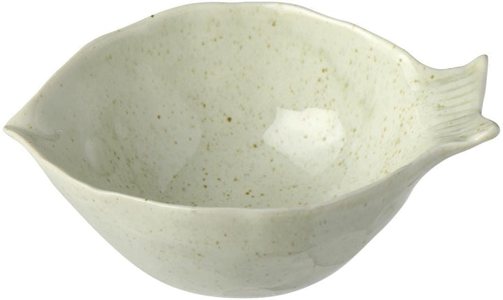 Ib Laursen - Skål Ocean White fiskeformet - Stentøj - 24029-00