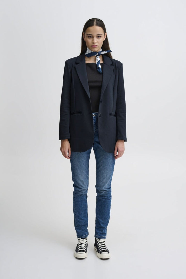 Ichi - Ihkate Sus Oversize Bl - Total Eclipse Blazere 