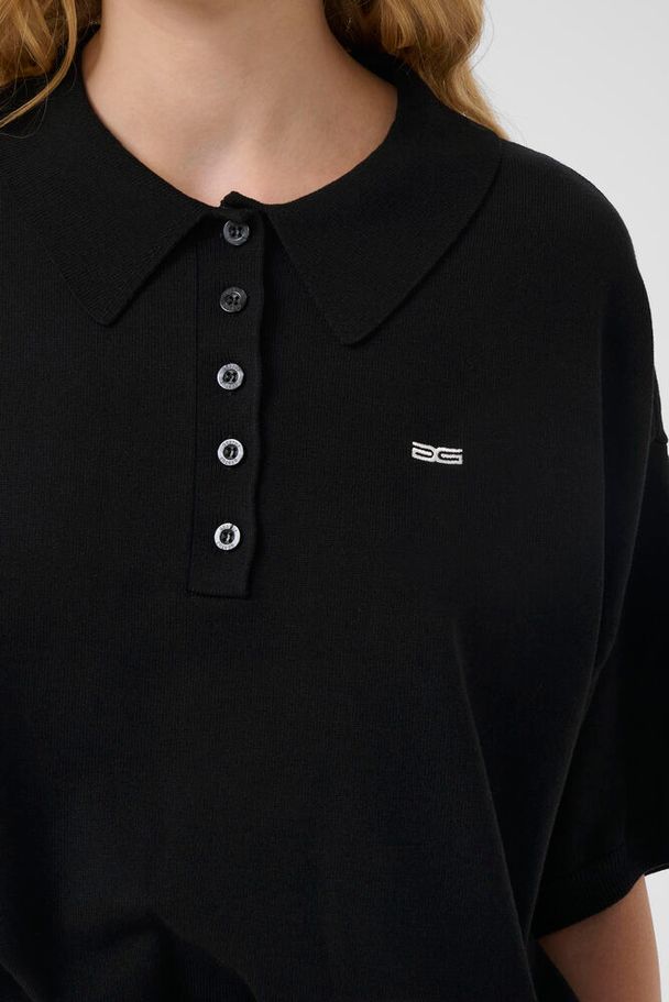 Gestuz - Gztalla Ss Polo Pullover 10910940 - 100017 - Black