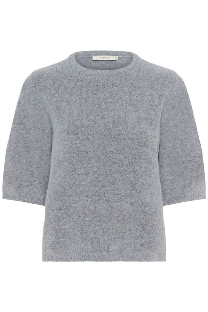 Gestuz - Alphagz Ss Tee 10909815 - 1442061 - Pearl Blue Melange