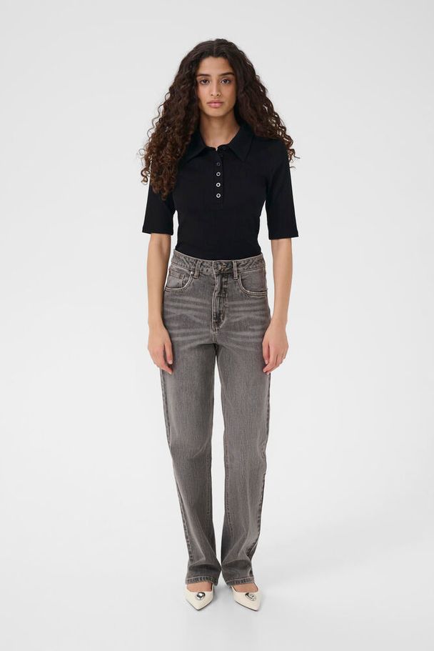 Gestuz - Gzdrew Polo Top 10910952 - 100017 - Black