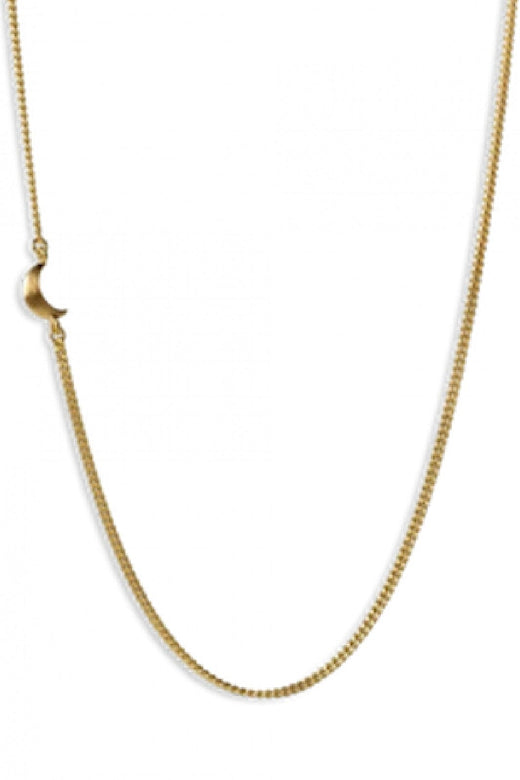 Jane Kønig - Half Moon Necklace - Golden Halskæder 