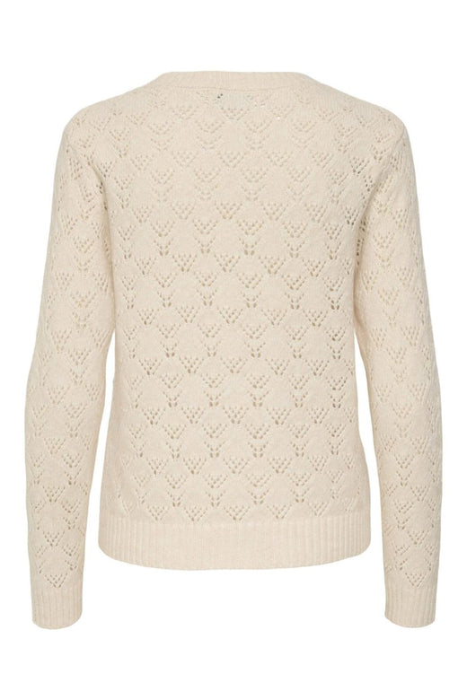 JDY - Jdyamanda Life L/S O-Neck Pullover Knt - 4838864 Whitecap Gray