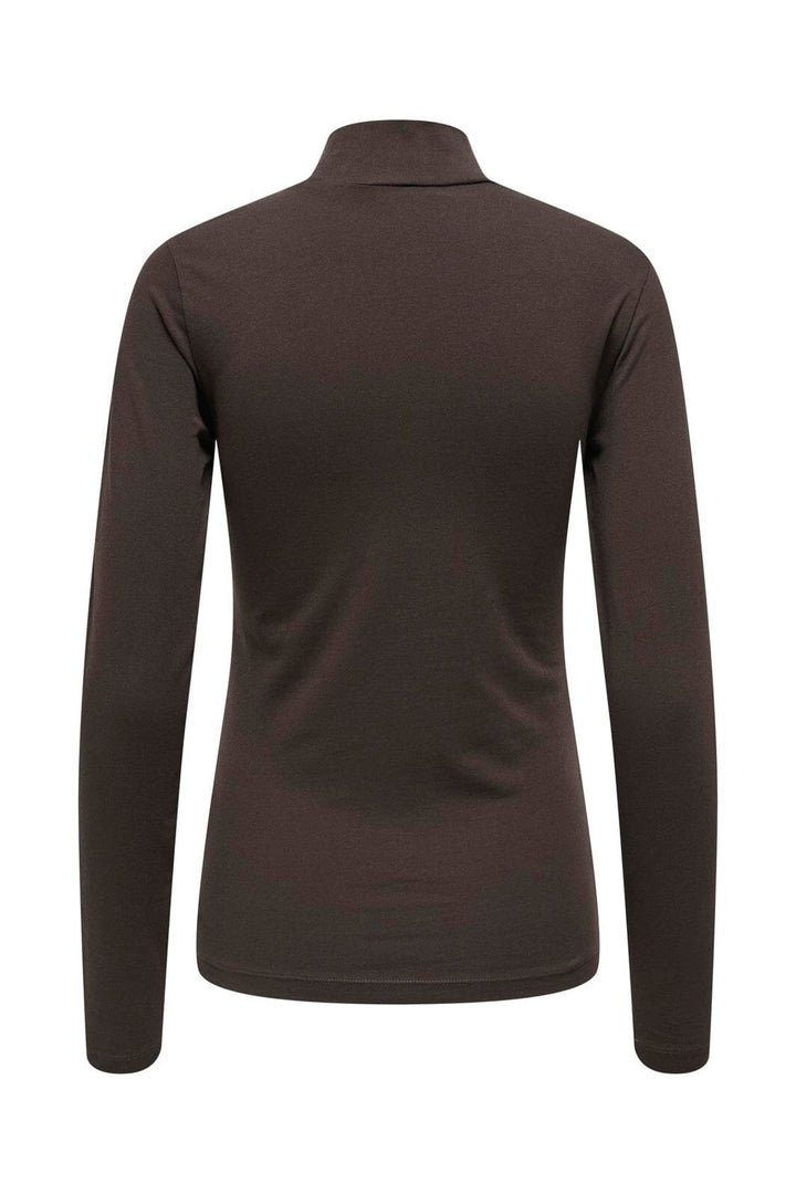 JDY - Jdyava New Turtleneck Top - 4876509 Chocolate Torte